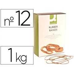 Gomillas elasticas q-connect 1000 gr numero 12 120 x 2 mm