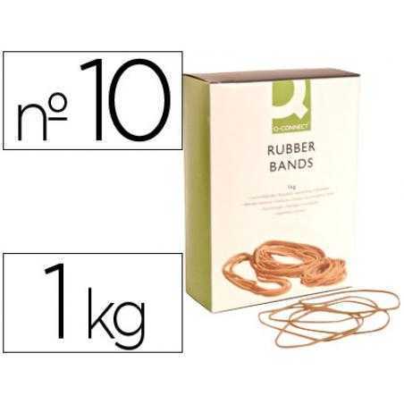 Gomillas elasticas q-connect 1000 gr numero 10 100 x 2 mm