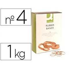 Gomillas elasticas q-connect 1000 gr numero 4 40 x 2 mm