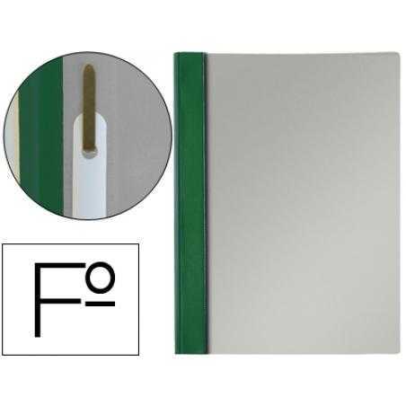Carpeta dossier fastener pvc esselte folio verde