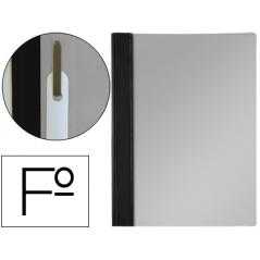Carpeta dossier fastener pvc esselte folio negro