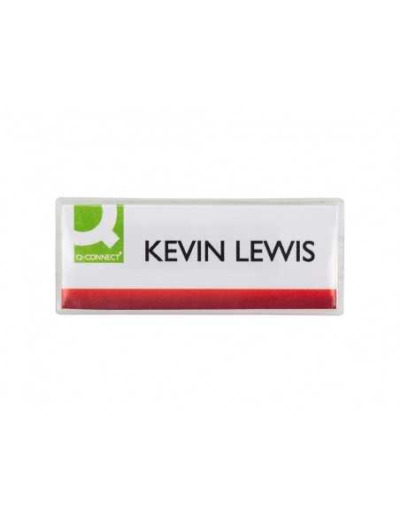 Identificador q-connect kf14139 con clip magnetico apertura superior 75x28 mm