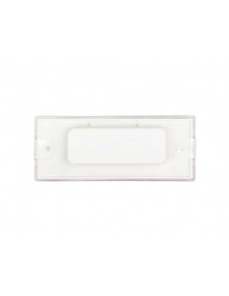 Identificador q-connect kf14139 con clip magnetico apertura superior 75x28 mm