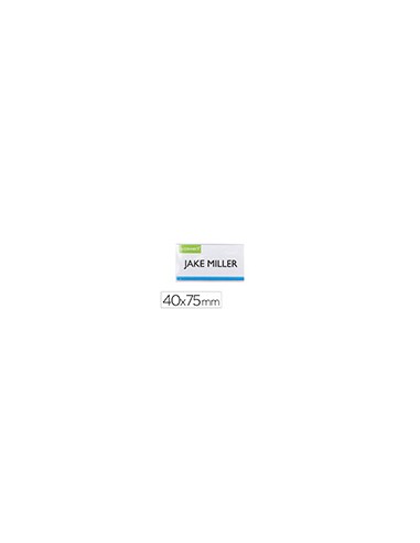 Identificador q-connect kf14137 con clip magnetico apertura superior 40x75 mm