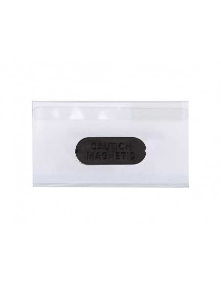 Identificador q-connect kf14137 con clip magnetico apertura superior 40x75 mm