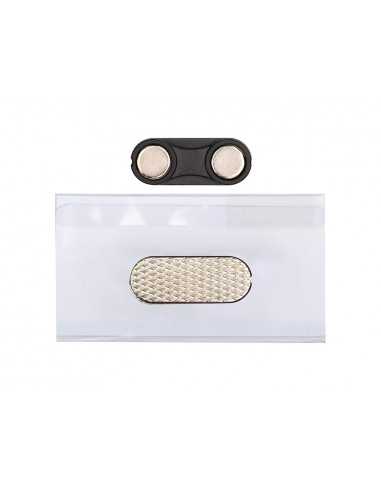 Identificador q-connect kf14137 con clip magnetico apertura superior 40x75 mm
