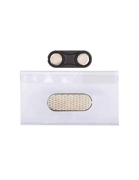 Identificador q-connect kf14137 con clip magnetico apertura superior 40x75 mm