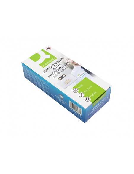 Identificador q-connect kf14137 con clip magnetico apertura superior 40x75 mm