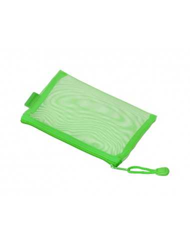 Bolsa zipper bag liderpapel poliester transpirable multiusos din a6 verde pastel