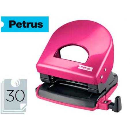 Taladrador petrus 62 wow fucsia metalizado capacidad 30 hojas