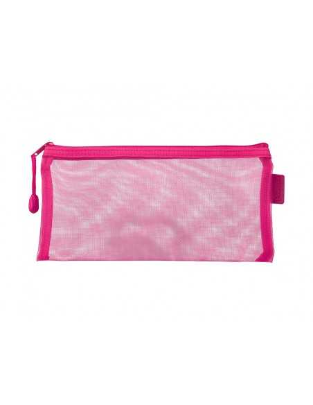 Bolsa zipper bag liderpapel poliester transpirable multiusos ticket 230x115 mm rosa Bolsa zipper bag liderpapel poliester transpirable multiusos ticket 230x115 mm rosa