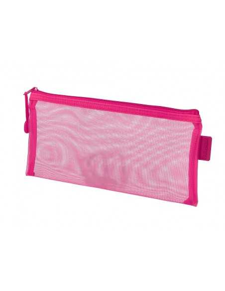Bolsa zipper bag liderpapel poliester transpirable multiusos ticket 230x115 mm rosa Bolsa zipper bag liderpapel poliester transpirable multiusos ticket 230x115 mm rosa