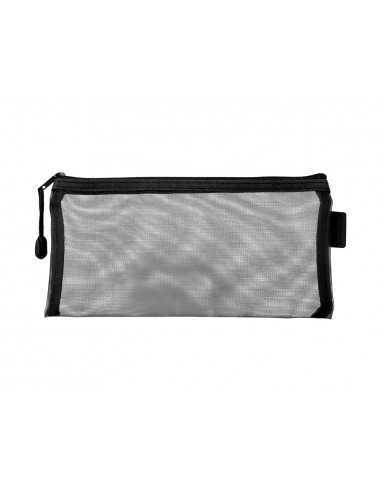 Bolsa zipper bag liderpapel poliester transpirable multiusos ticket 230x115 mm negro