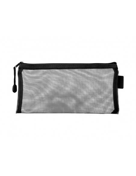 Bolsa zipper bag liderpapel poliester transpirable multiusos ticket 230x115 mm negro