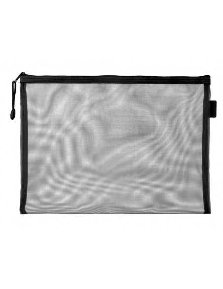 Bolsa zipper bag liderpapel poliester transpirable multiusos din a4 negro