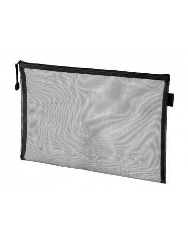 Bolsa zipper bag liderpapel poliester transpirable multiusos din a4 negro