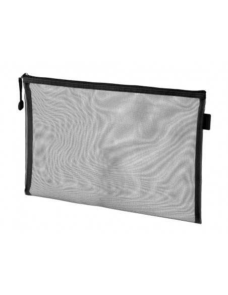Bolsa zipper bag liderpapel poliester transpirable multiusos din a4 negro