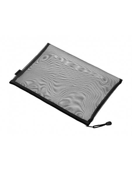 Bolsa zipper bag liderpapel poliester transpirable multiusos din a4 negro