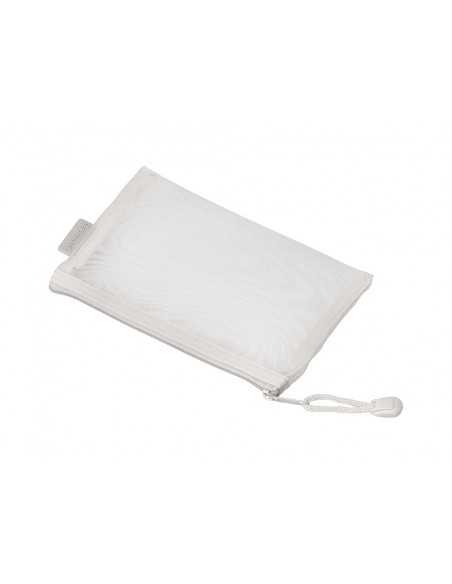 Bolsa zipper bag liderpapel poliester transpirable multiusos din a6 blanco Bolsa zipper bag liderpapel poliester transpirable multiusos din a6 blanco