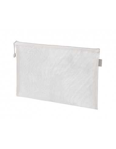 Bolsa zipper bag liderpapel poliester transpirable multiusos din a5 blanco