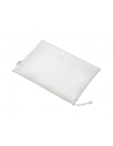 Bolsa zipper bag liderpapel poliester transpirable multiusos din a5 blanco