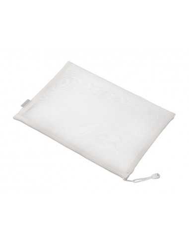 Bolsa zipper bag liderpapel poliester transpirable multiusos din a4 blanco