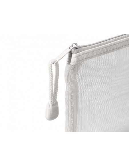 Bolsa zipper bag liderpapel poliester transpirable multiusos din a4 blanco