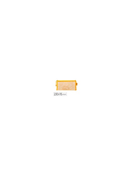 Bolsa zipper bag liderpapel poliester transpirable multiusos ticket 230x115 mm amarillo Bolsa zipper bag liderpapel poliester transpirable multiusos ticket 230x115 mm amarillo