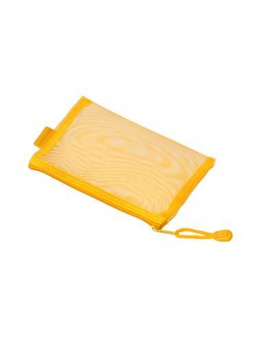Bolsa zipper bag liderpapel poliester transpirable multiusos din a6 amarillo