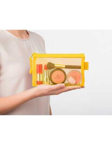 Bolsa zipper bag liderpapel poliester transpirable multiusos din a6 amarillo