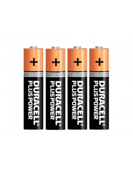 Pila duracell alcalina plus aaa power boost blister de 4 ud