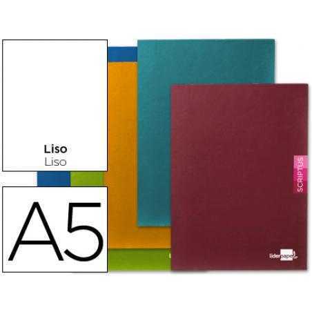 Libreta liderpapel scriptus a5 plus 48 hojas 90g/m2 liso sinmargen