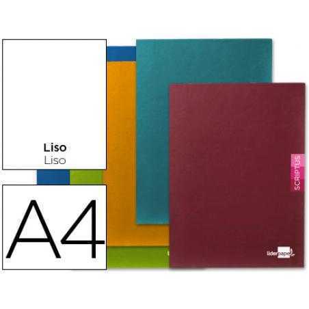 Libreta liderpapel scriptus a4 48 hojas 90g/m2 liso sin margen