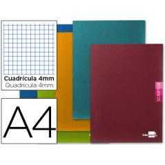 Libreta liderpapel scriptus a4 48 hojas 90g/m2 cuadro 4mm con margen