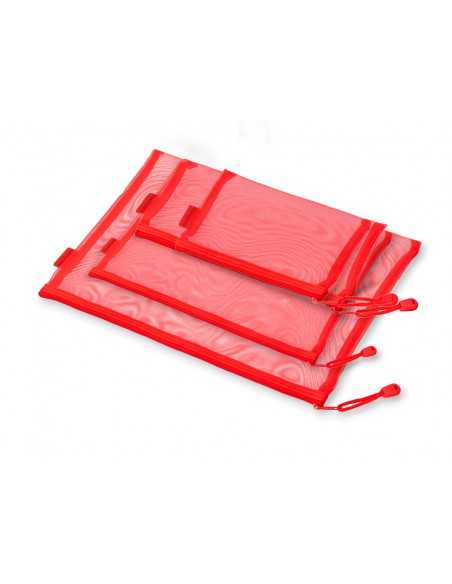 Bolsa zipper bag liderpapel poliester transpirable multiusos expositor de 40 unidades tamaños y colores