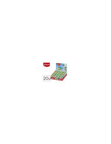 Sacapuntas maped plastico croc croc hipo 1 uso con deposito