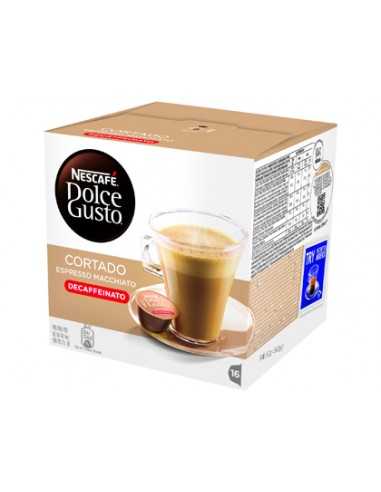 Cafe dolce gusto cortado descafeinado caja monodosis de 16 unidades