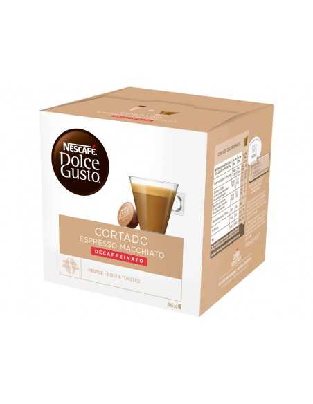 Cafe dolce gusto cortado descafeinado caja monodosis de 16 unidades Cafe dolce gusto cortado descafeinado caja monodosis de 16 unidades