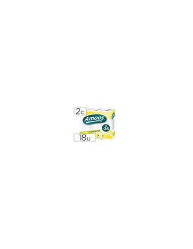 Papel higienico amoos doble largo 2 capas 32 mt paquete de 18 rollos rollos