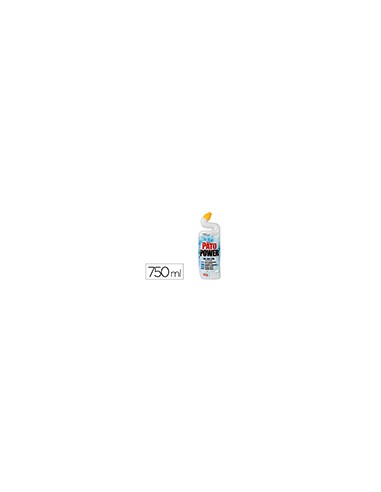 Limpiador de inodoro pato formula 4 en uno gel con lejia 750 ml