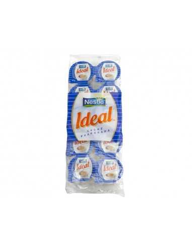 Leche evaporada ideal porciones de 7,5 gr envase de 10 unidades