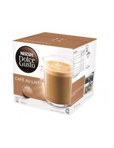Cafe dolce gusto cafe con leche monodosis caja de 16 unidades