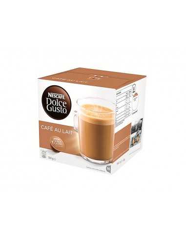 Cafe dolce gusto cafe con leche monodosis caja de 16 unidades