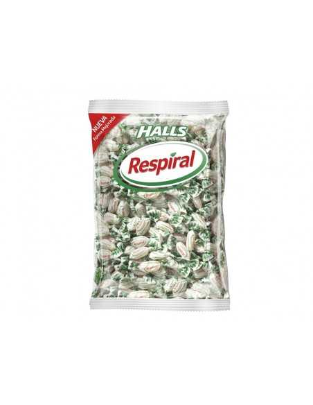 Caramelos halls respiral sabor menta eucalipto bolsa de 1 kg