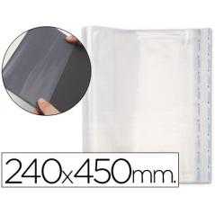 Forralibro pp ajustable adhesivo 240x450mm