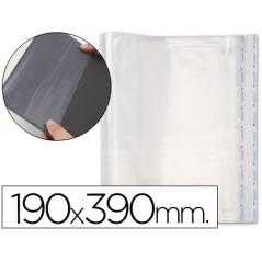 Forralibro pp ajustable adhesivo 190x390mm
