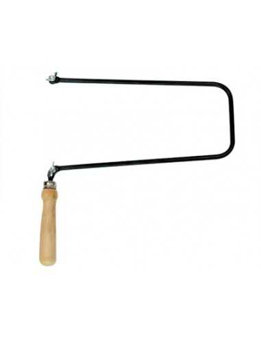 Arco de segueta pequeño 130x150 mm de calado mango de madera