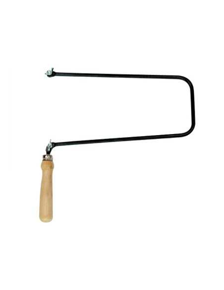 Arco de segueta pequeño 130x150 mm de calado mango de madera