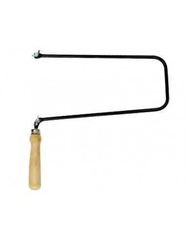 Arco de segueta grande 130x270 mm de calado mango de madera