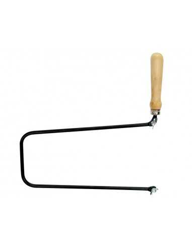 Arco de segueta grande 130x270 mm de calado mango de madera